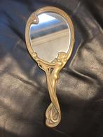 Art nouveau hand spiegel. Messing., Minder dan 50 cm, Ophalen of Verzenden, Zo goed als nieuw, Minder dan 100 cm