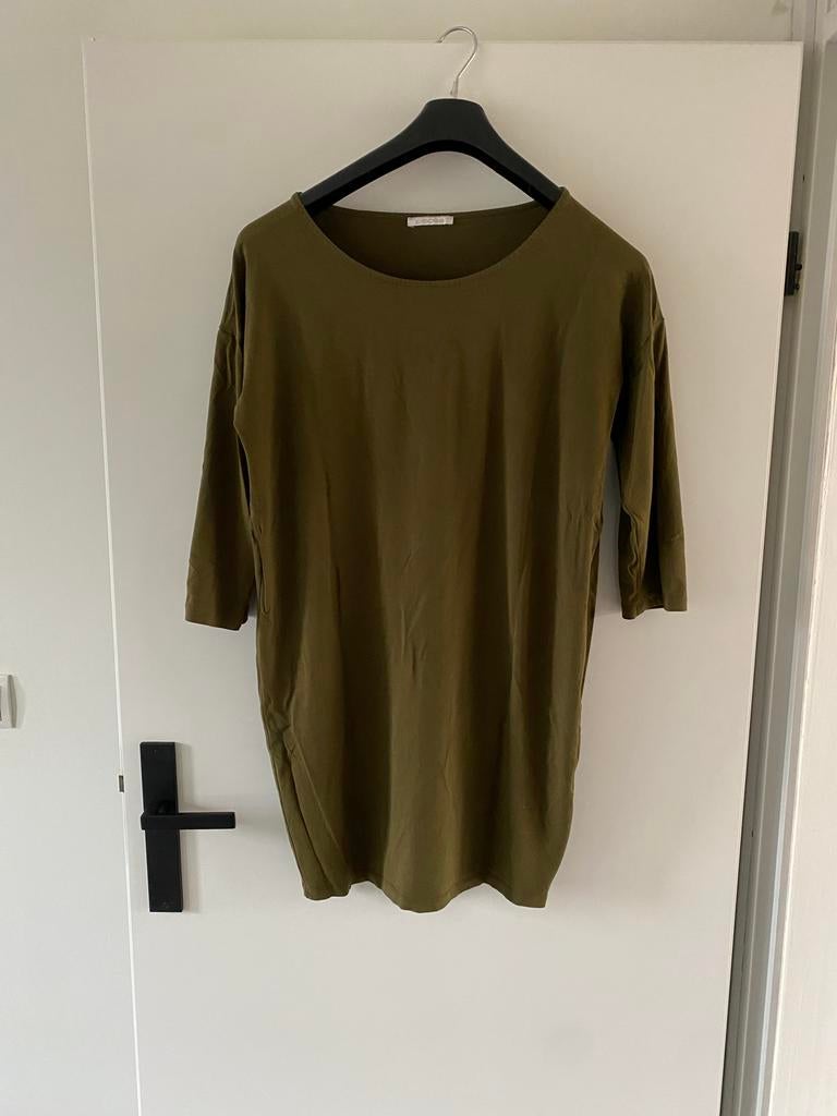 Tuniek groen Pieces maat XL, Maat 46/48 (XL) of groter, Ophalen of Verzenden, Lange mouw, Gedragen