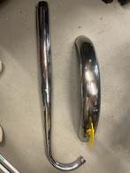 Zundapp Uitlaat 32mm & Voorspatbord - Chrome, Gebruikt, Ophalen of Verzenden, Gebruikt, Uitlaat