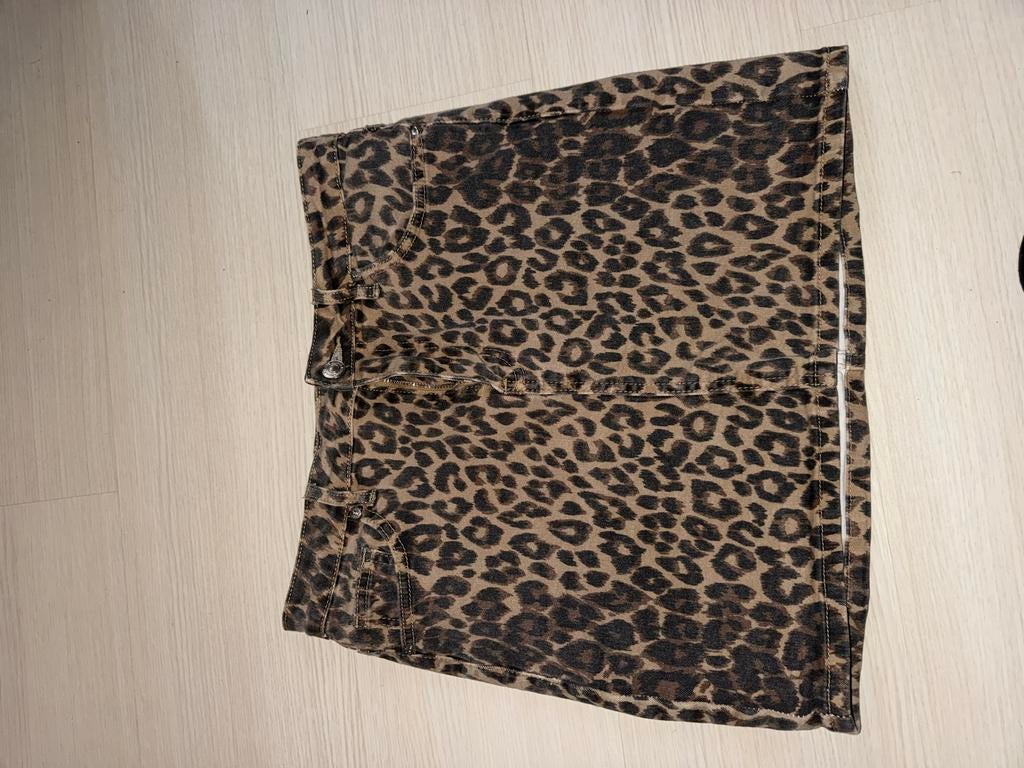 Luipaard rokje van JEWELLY, Kleding | Dames, Rokken, Bruin, Ophalen of Verzenden, Maat 36 (S), Gedragen