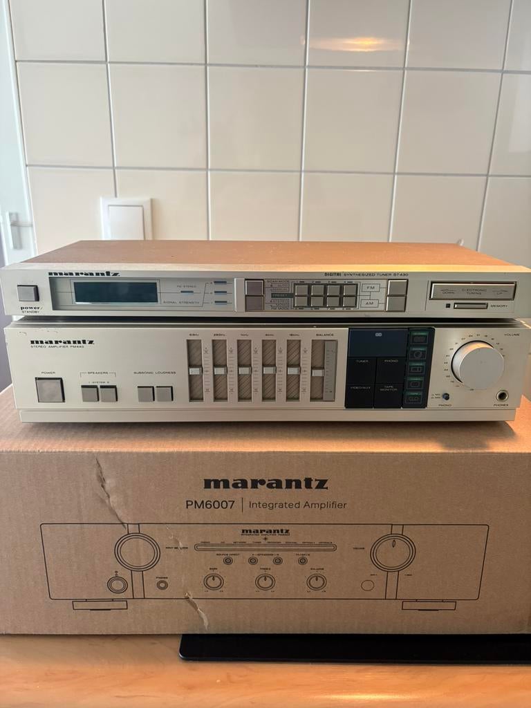 Marantz versterker + tuner (PM440 + ST430), Audio, Tv en Foto, Versterkers en Receivers, Zo goed als nieuw, Ophalen, Marantz, Minder dan 60 watt