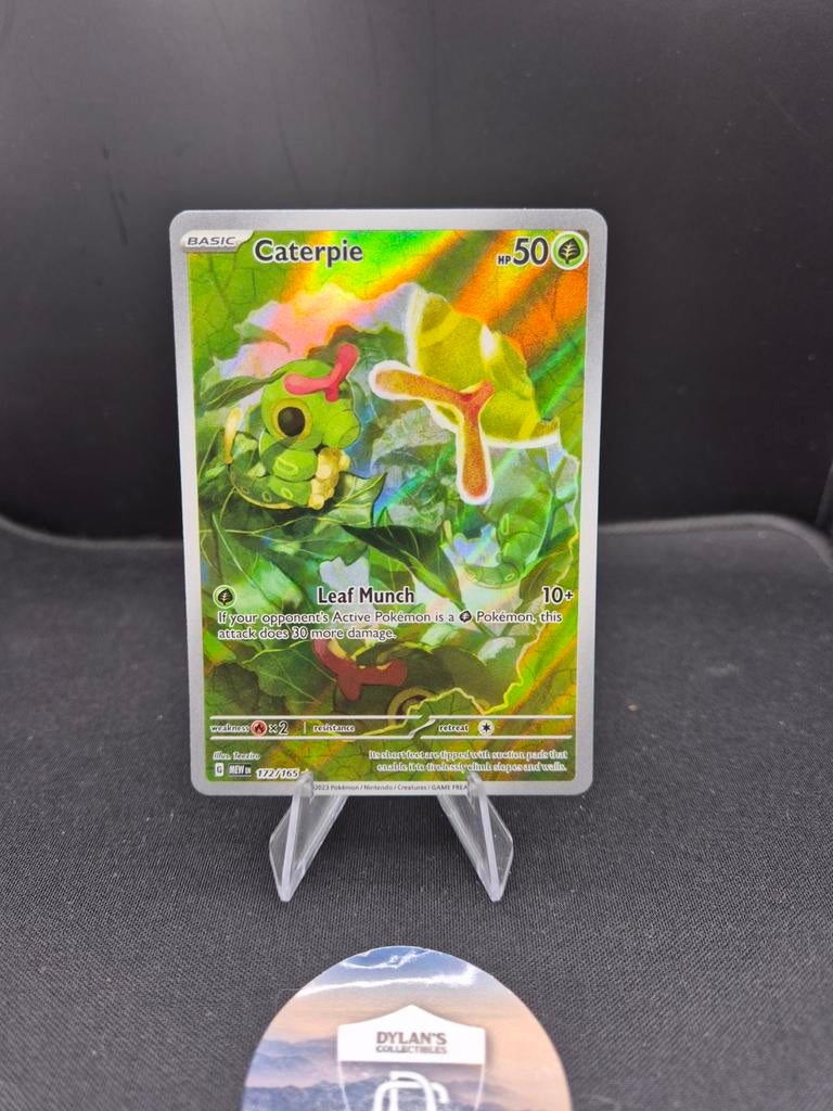 Caterpie - 151 - 172/165, Ophalen of Verzenden, Zo goed als nieuw