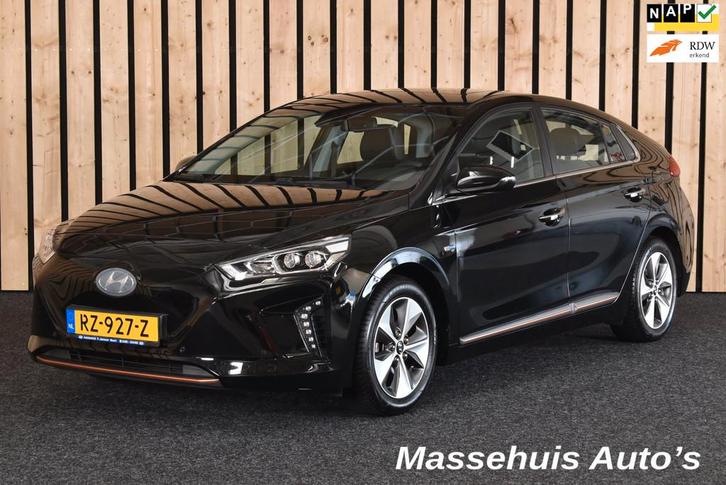 Hyundai IONIQ Premium EV 101dkm Leer Camera Navi PDC Schuifd, Auto's, Hyundai, Bedrijf, Te koop, IONIQ, ABS, Achteruitrijcamera