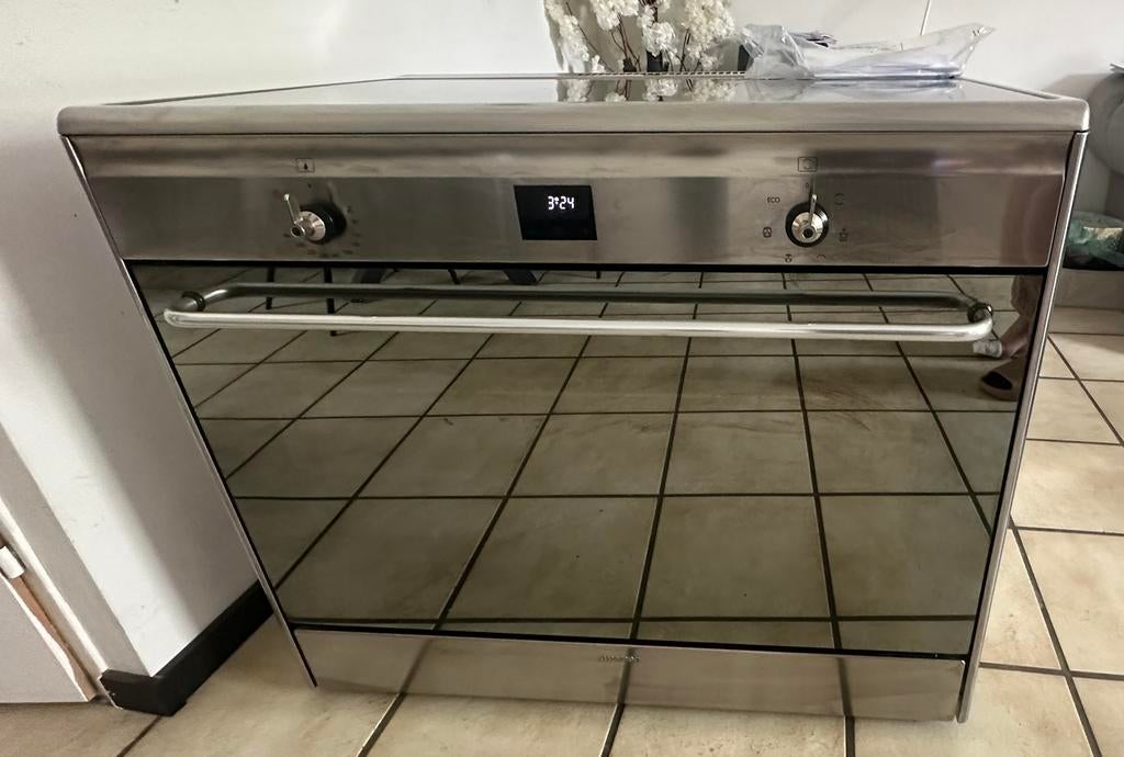 Inductie fornuis, Ophalen, 50 tot 100 cm, Zo goed als nieuw, 75 cm of meer