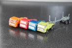 Set van 4 stuks Bernard vrachtwagen Majorette 1/100, Ophalen of Verzenden, Gebruikt, Bus of Vrachtwagen