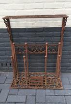 Gietijzeren brocante schoenen/laarzenrek, Ophalen, Gebruikt