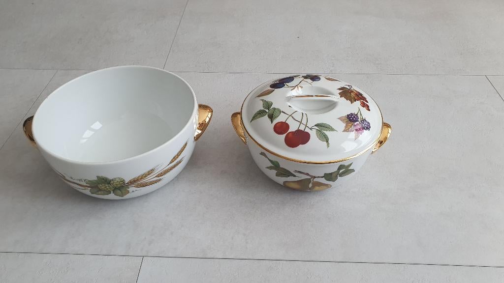 Royal Worcester Frameproof Porcelain schalen, Ophalen