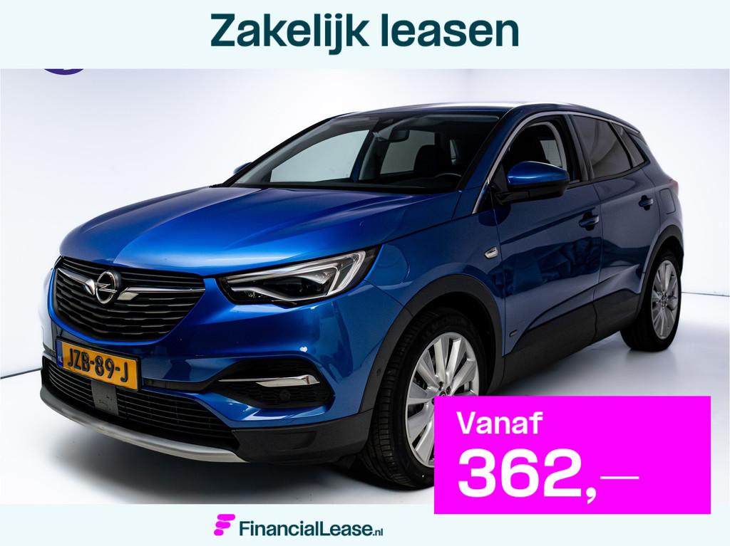 Opel Grandland X 1.6 Turbo Hybrid4 Innovation 225 PK | Navig, Automaat, 4 cilinders, Met garantie (alle), Blauw