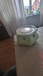 Prachtig lichtgroen aardewerk Theelicht hoog 8cm doorsnee 10, Ophalen of Verzenden