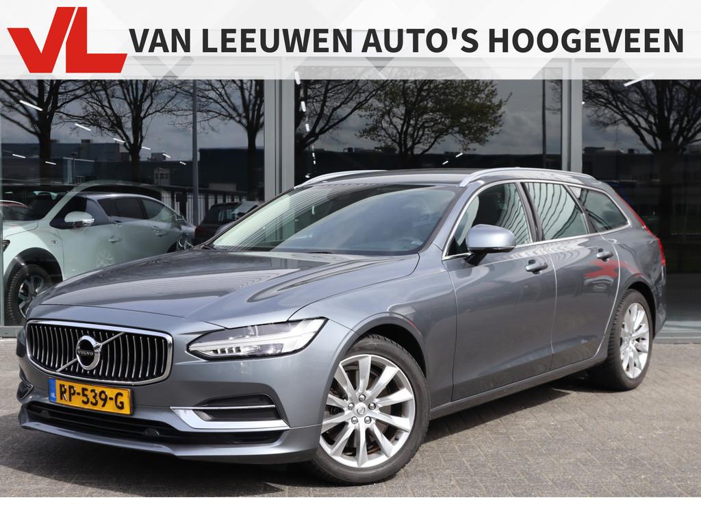 Volvo V90 2.0 T5 Momentum | Leder | Pilot Assist | Camera, Auto's, 15 km/l, 4 cilinders, 1969 cc, 93 €/maand