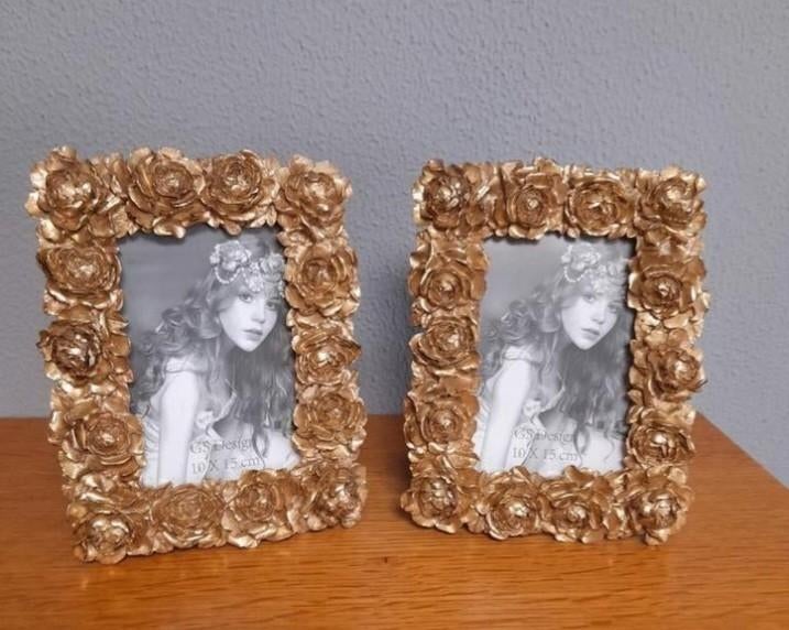 Foto lijsten goud 16 x 22 cm 20.00 p.s, Ophalen of Verzenden, Zo goed als nieuw