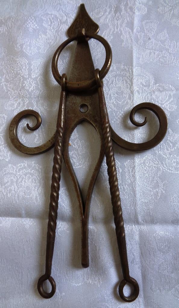 deurklopper van smeedijzer, Ophalen of Verzenden