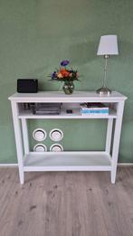 Witte console tafel IKEA IDANÄS 104x32x95, Ophalen, 100 tot 150 cm, Zo goed als nieuw, Overige houtsoorten