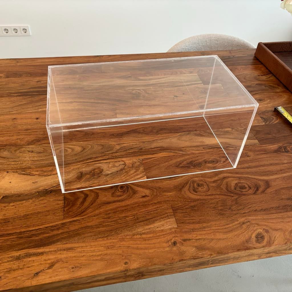 Plexiglas vitrinekap, Gebruikt, Ophalen of Verzenden, Minder dan 100 cm, 25 tot 50 cm