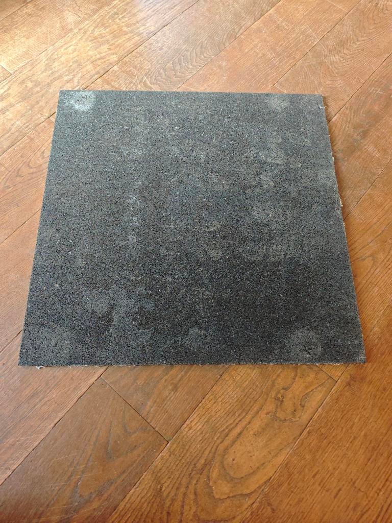 Rubberen mat voor onder wasmachine of droger 60x60, Ophalen