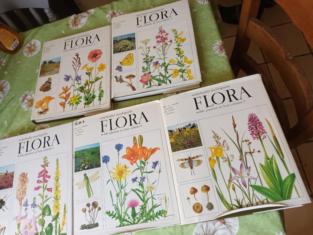 Nederlandse oecologische ecologische flora.deel 1 -5 Bloem, Ophalen of Verzenden, Zo goed als nieuw, Bloemen, Planten en Bomen