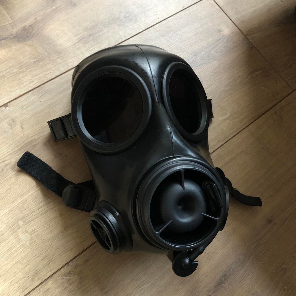 Gasmasker met spiegelglas, Ophalen of Verzenden, Zo goed als nieuw
