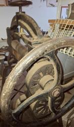 Antieke Leerwals / Mangel - Gusseisen, Antiek en Kunst, Ophalen