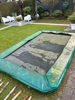 Trampoline rechthoek 384 x 254, Ophalen, Gebruikt