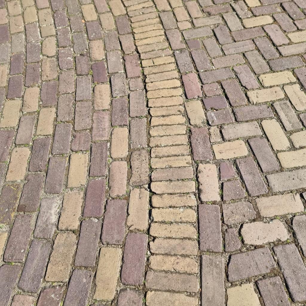 oude klinkers ca. 7x20 cm, Tuin en Terras, Tegels en Klinkers, Ophalen, Gebruikt, Keramiek, Klinkers