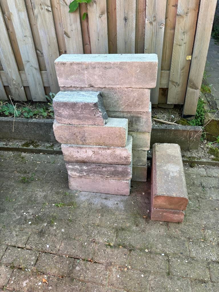 Gebruikte betonnen stapelblokken, Ophalen, Gebruikt, Beton