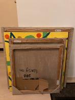 5 spieramen met doek voor hergebruik, Ophalen, Gebruikt, Doek