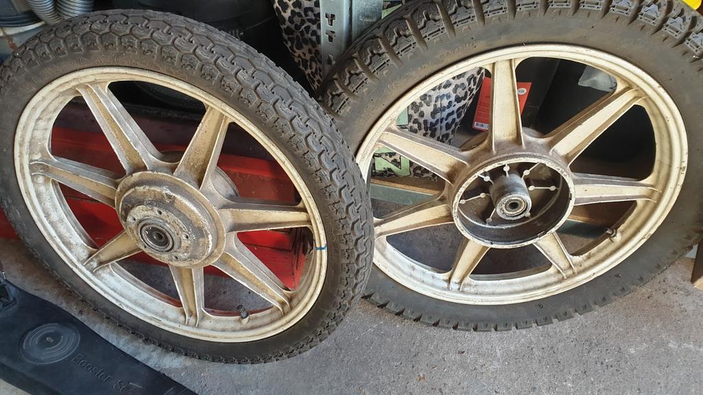 Set sterwielen zundapp 517, Fietsen en Brommers, Brommeronderdelen | Zundapp, Ophalen of Verzenden, Gebruikt, Overige typen