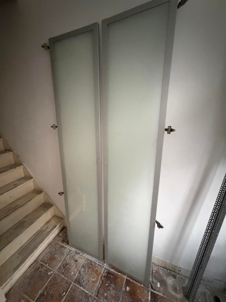 IKEA pax drammen melkglazen deuren, Ophalen, 200 cm of meer, 50 tot 100 cm, Zo goed als nieuw