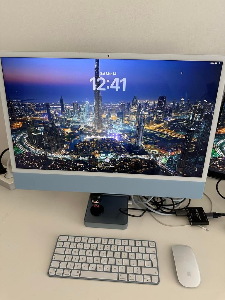iMac M1 (2023) 24 inch 4.5K Retina 8GB RAM 512GB SSD, Computers en Software, Apple Desktops, Gebruikt, IMac, Ophalen of Verzenden