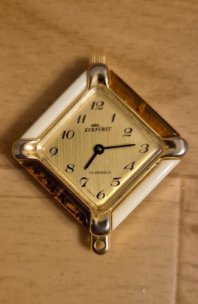 Bijzondere mechanische Kurfurst zak/ketting horloge., Antiek en Kunst, Antiek | Klokken, Ophalen of Verzenden