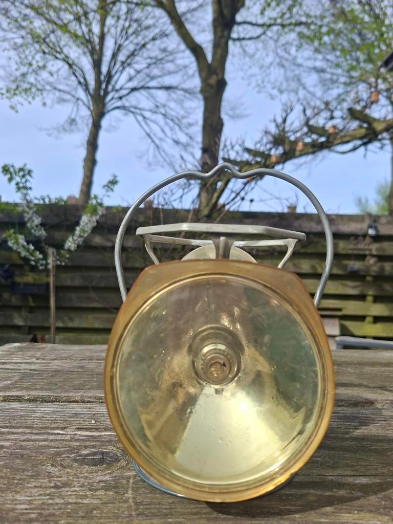 Antieke Seinlamp / pechlicht - Vintage verzamelobject, Antiek en Kunst, Ophalen of Verzenden
