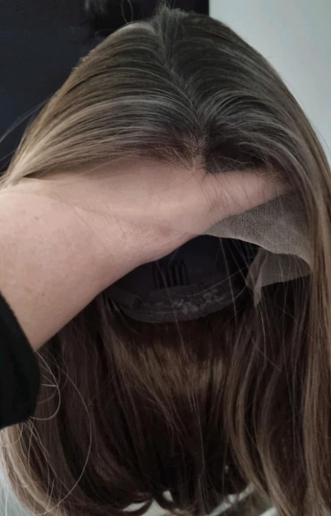 Lace-wig 13×4. Blond/bruin gemêleerd. Nieuw.De laatste!, Ophalen of Verzenden, Nieuw, Pruik of Haarverlenging