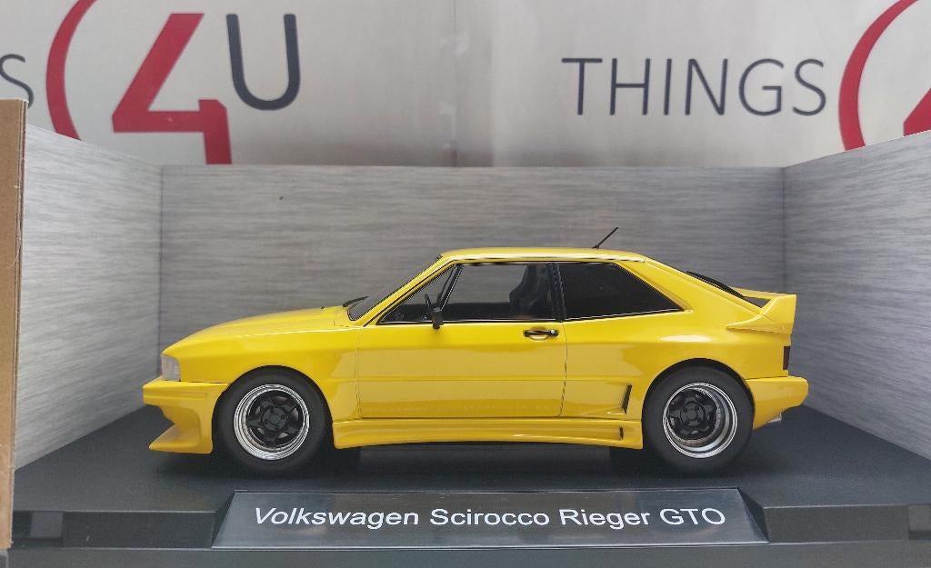 MCG 1:18 Volkswagen Scirocco Rieger GTO geel nieuw, Hobby en Vrije tijd, Ophalen of Verzenden, Nieuw, Auto, Overige merken