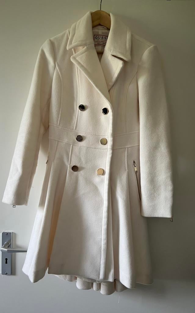 GUESS JAS maat xs, Kleding | Dames, Jassen | Winter, Ophalen, Gedragen, Maat 34 (XS) of kleiner, Wit