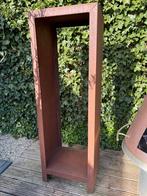 Cortenstaal houtopslag, Ophalen, Zo goed als nieuw