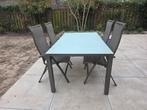 Bellagio tuinset met 4 verstelbare stoelen, Ophalen