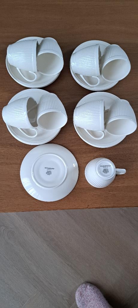 Wedgewood Windsor kop en schotel  9 stuks, Huis en Inrichting, Keuken | Servies, Ophalen, Nieuw, Wedgwood, Kop(pen) en/of Schotel(s)