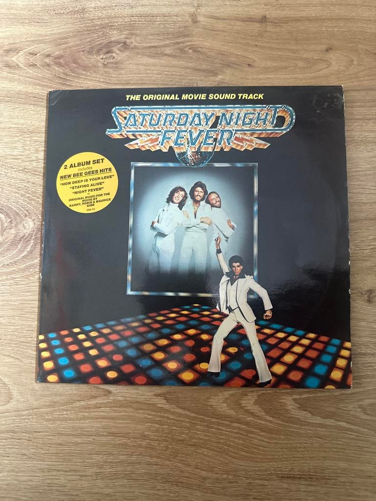 Saturday Night Fever Soundtrack - Dubbel LP (Bee Gees), Cd's en Dvd's, Gebruikt, Ophalen of Verzenden, 12 inch, Dubbel-LP