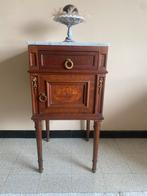 Antiek nachtkastje met marmeren blad, Antiek en Kunst, Ophalen