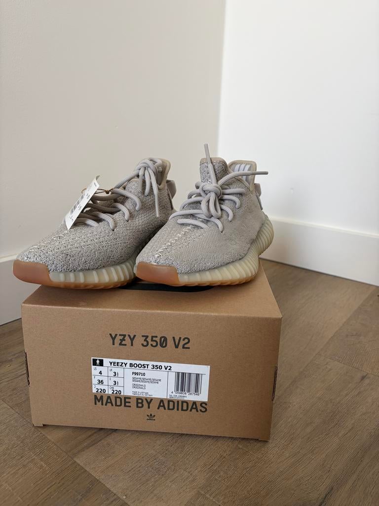 Adidas Yeezy Boost 350 V2 - Nieuw in doos, Ophalen of Verzenden, Nieuw, Grijs, Sneakers of Gympen
