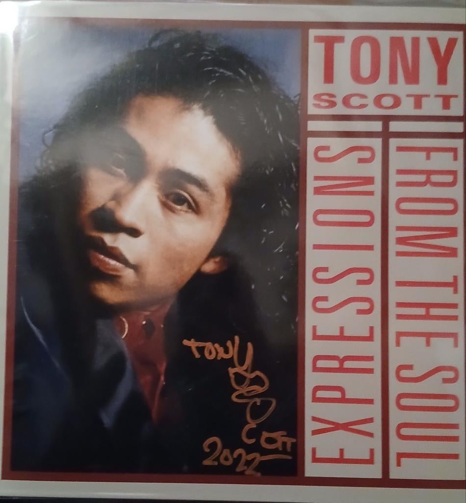 Tony Scott - Expressions From The Soul gesigneerde CD, Ophalen of Verzenden, Zo goed als nieuw