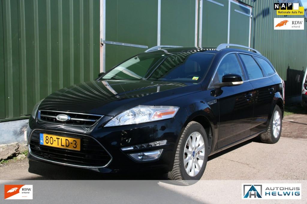 Ford Mondeo Wagon 1.6 EcoBoost Titanium, AIRCO, NAVIGATIE, T, Auto's, Voorwielaandrijving, Gebruikt, Zwart, 4 cilinders