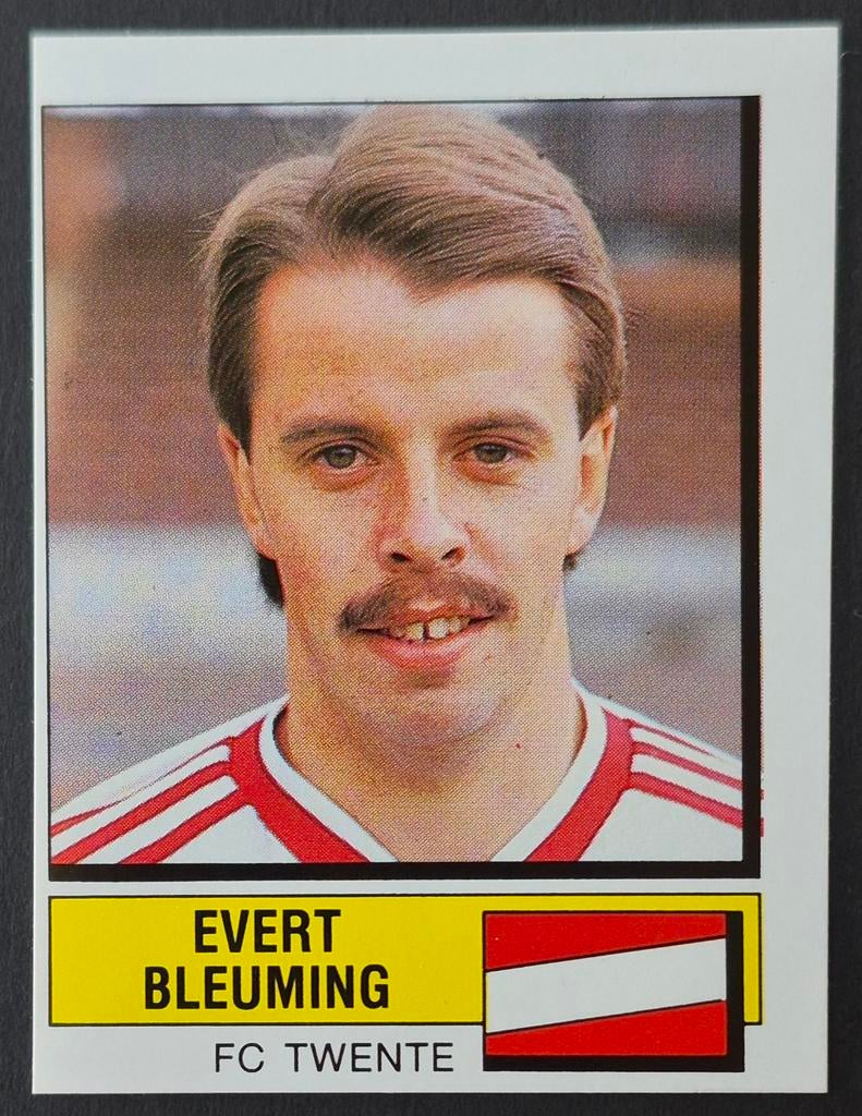 Panini sticker Evert Bleuming - FC Twente, 1987/1988, Ophalen of Verzenden, Zo goed als nieuw, Sticker