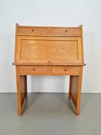 Art Deco secretaire naturel eiken hout ‘30 bureau design, Ophalen, N, N, Bureau