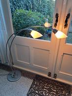 Moderne staande lamp met glazen kelken - Zilverkleurig, Ophalen, Gebruikt, Glas, 150 tot 200 cm