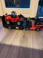 Mammoet vrachtwagen met bulldozer speelgoedset, Ophalen, Gebruikt