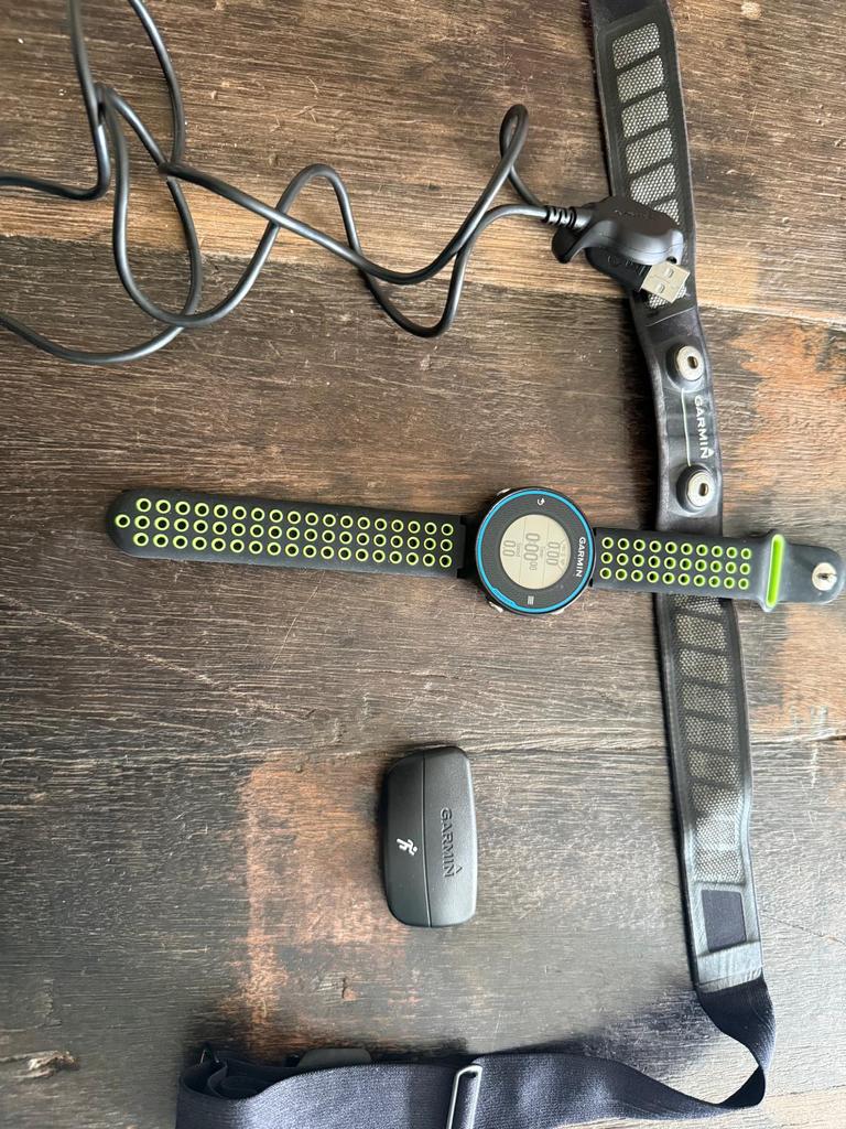 Garmin sporthorloge inclusief hartslagmeter, Ophalen, Hoogte, Zwart, IOS