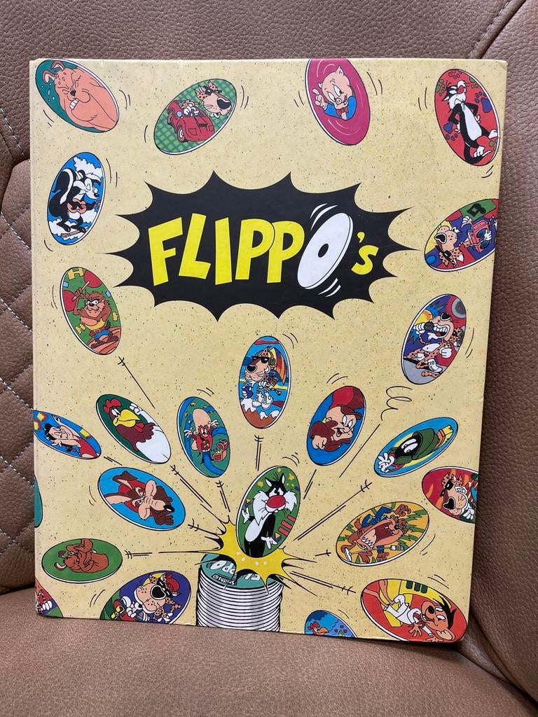 Flippo's verzamelmap met Looney Tunes flippo's, Verzamelen, Met verzamelmap(pen), Ophalen of Verzenden, -, Verzameling