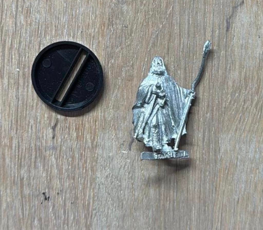 MESBG Gandalf the white (stripped metal), Ophalen of Verzenden, Zo goed als nieuw, Lord of the Rings