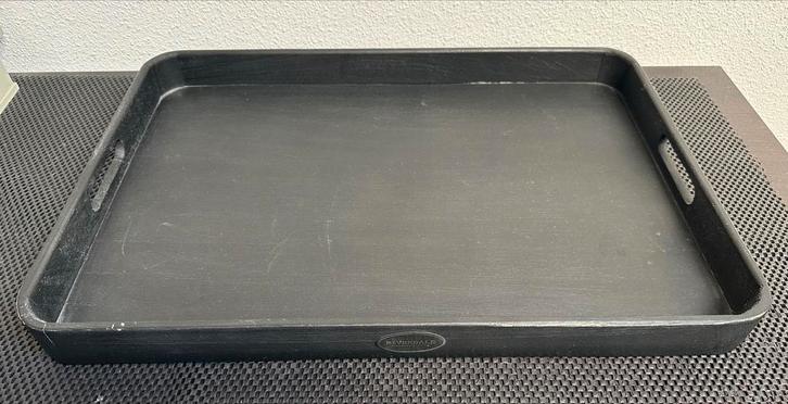 Riverdale Dienblad Zwart, Huis en Inrichting, Woonaccessoires | Dienbladen, Zo goed als nieuw, Hout, Rechthoekig, Ophalen